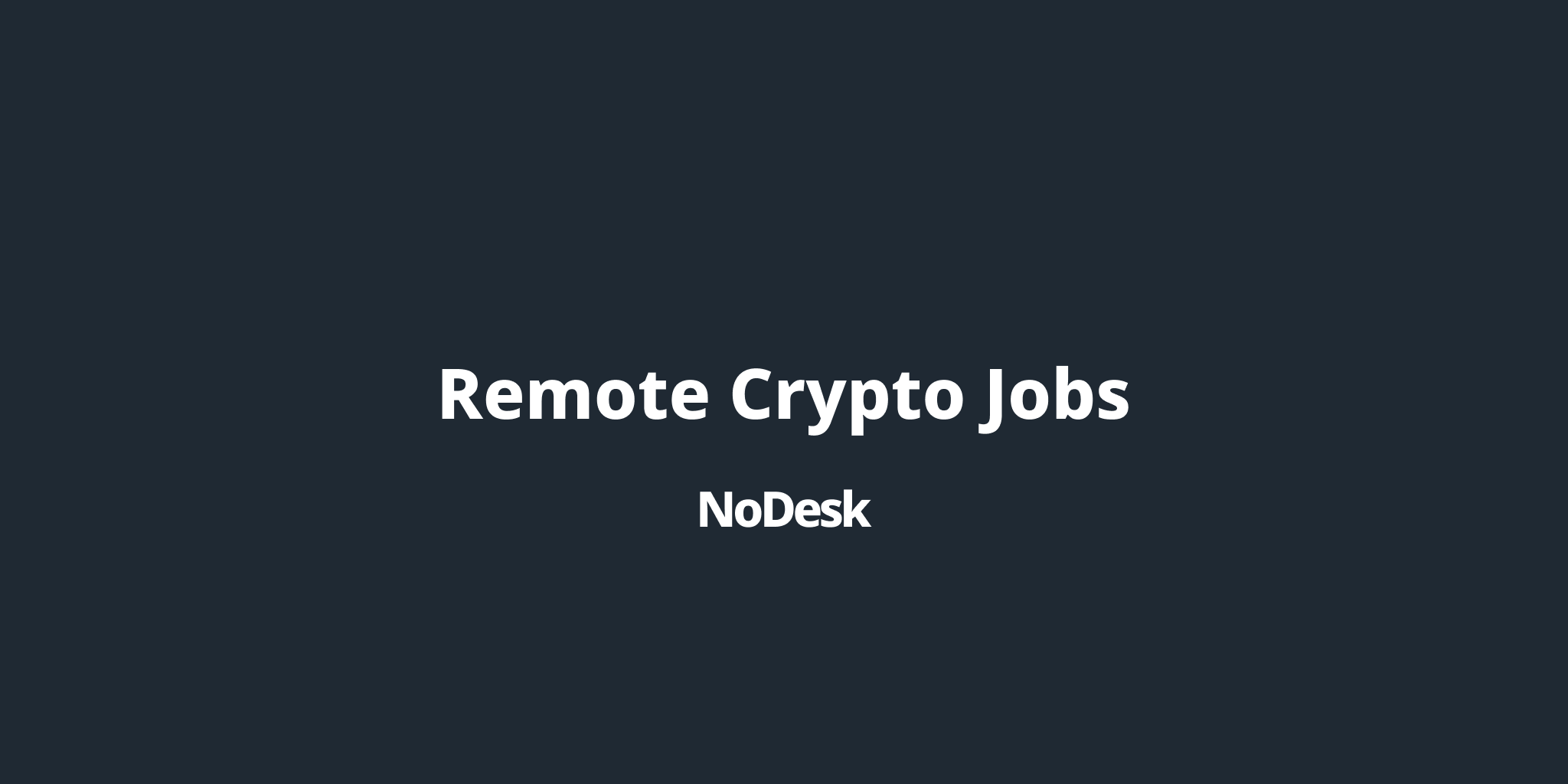 crypto sales jobs remote