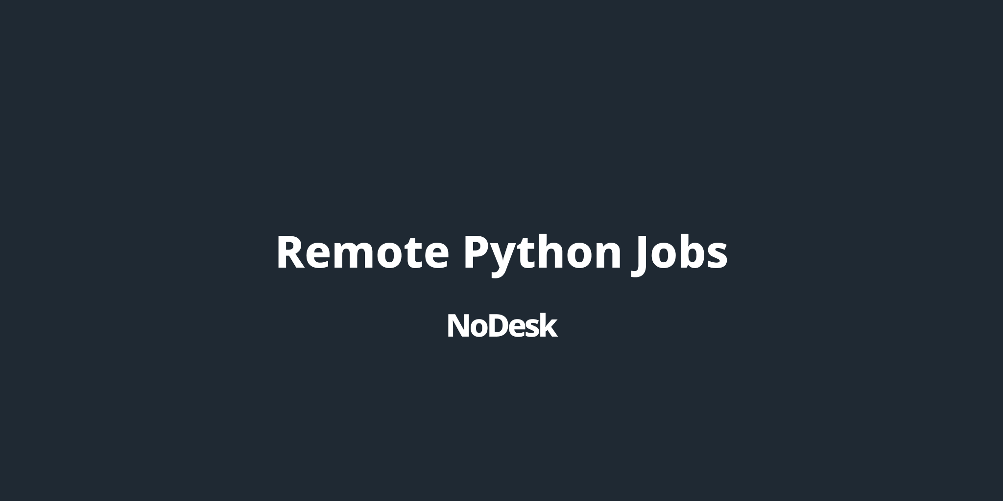 entry level python jobs remote